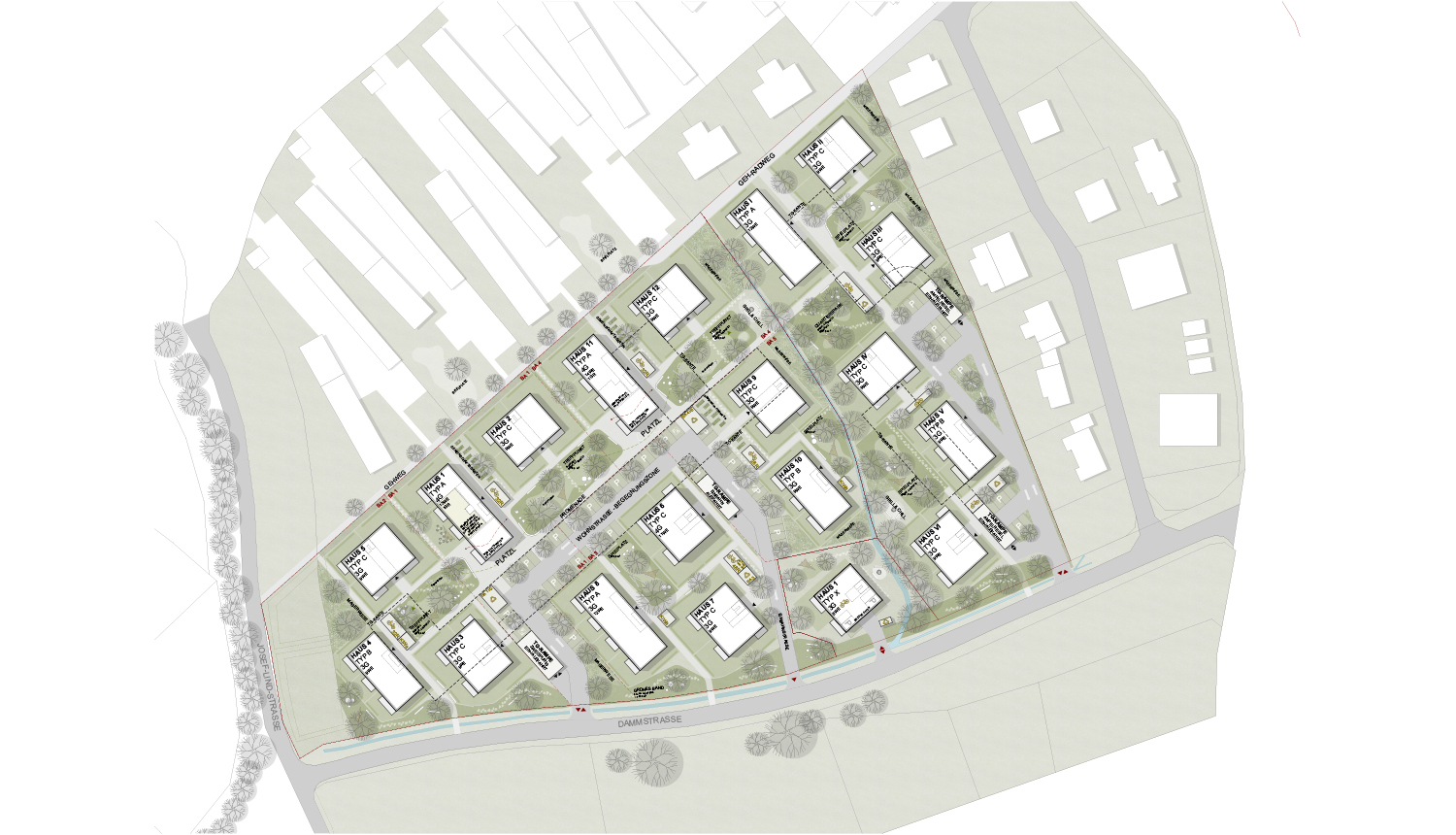 Lageplan - Wettbewerb Hartberg